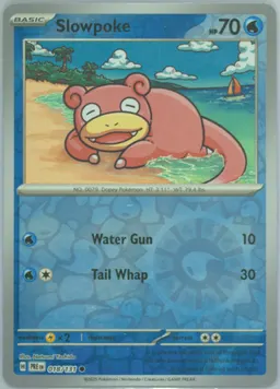 Slowpoke card photo