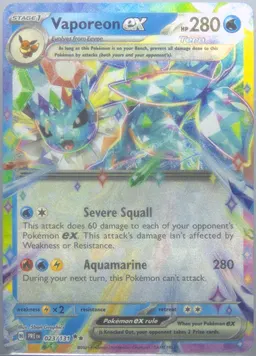 Vaporeon ex #23
