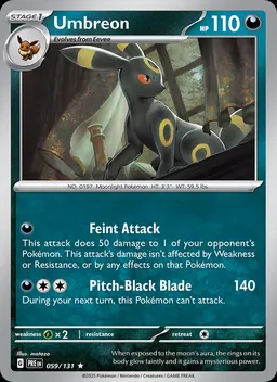 Umbreon card photo