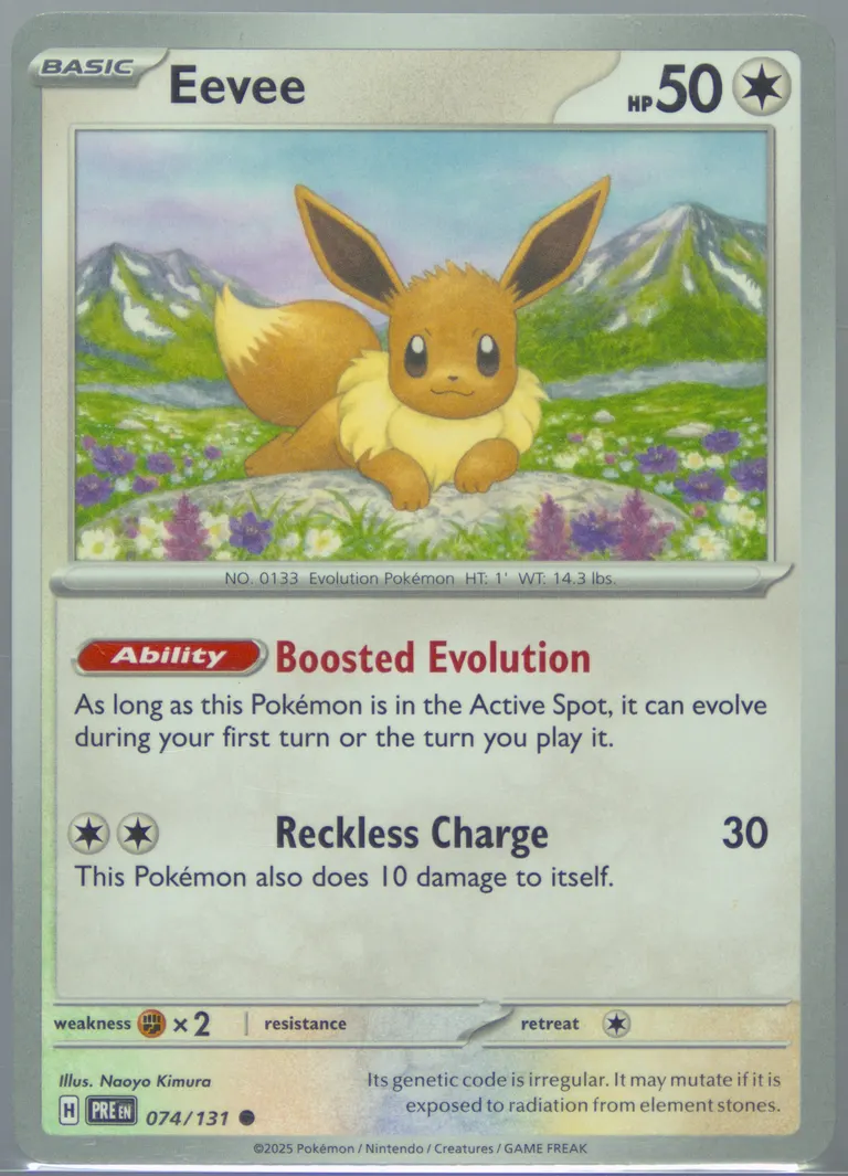 Eevee card photo