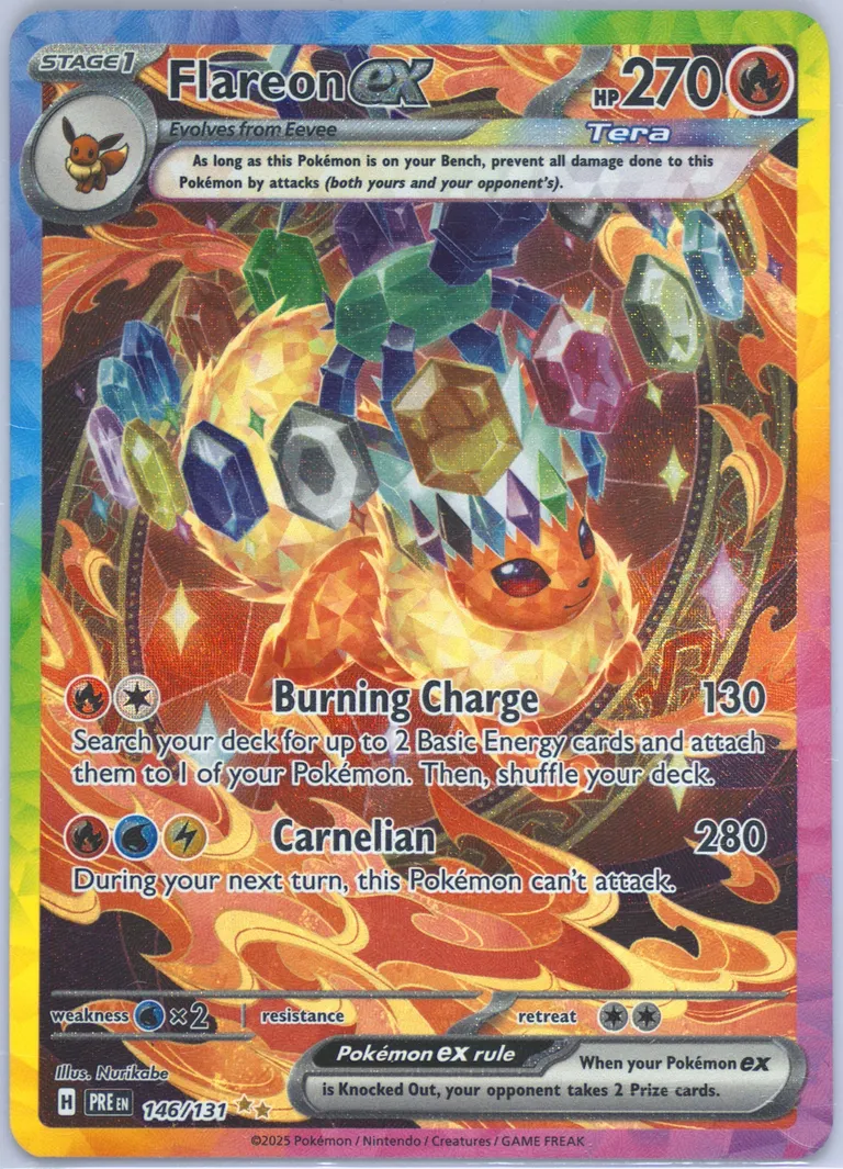 Flareon ex card photo