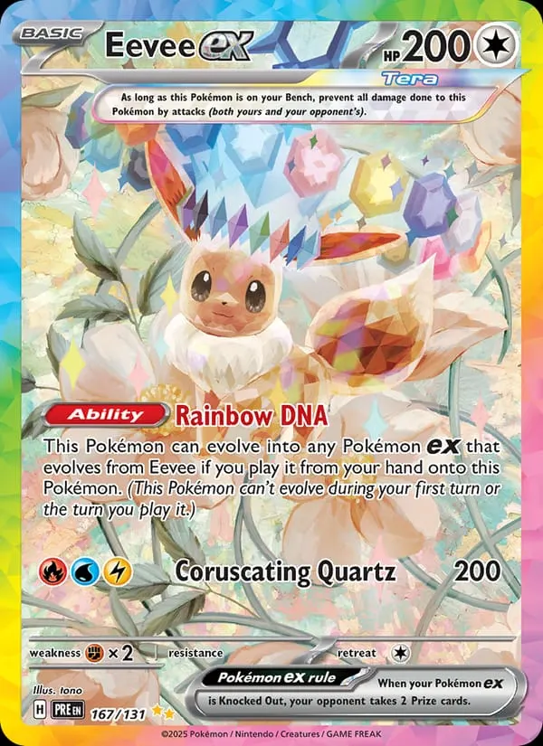 Eevee ex card photo