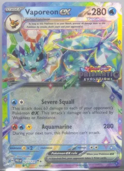 Vaporeon ex #23