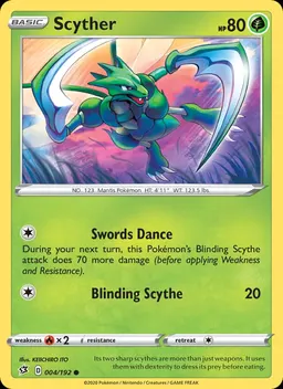 Scyther card photo