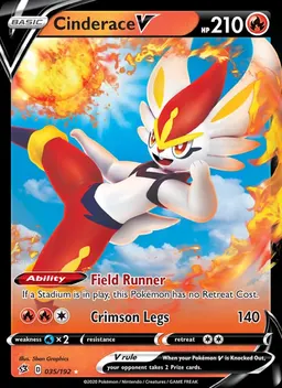 Cinderace V card photo