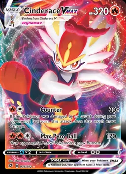 Cinderace VMAX card photo