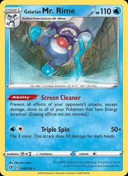 Galarian Mr. Rime #38