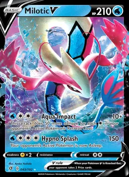 Milotic V card photo