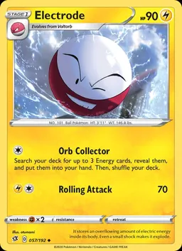 Electrode card photo