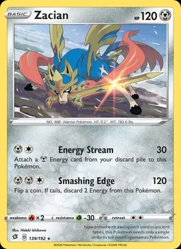 Zacian card photo