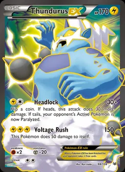 Thundurus EX #98