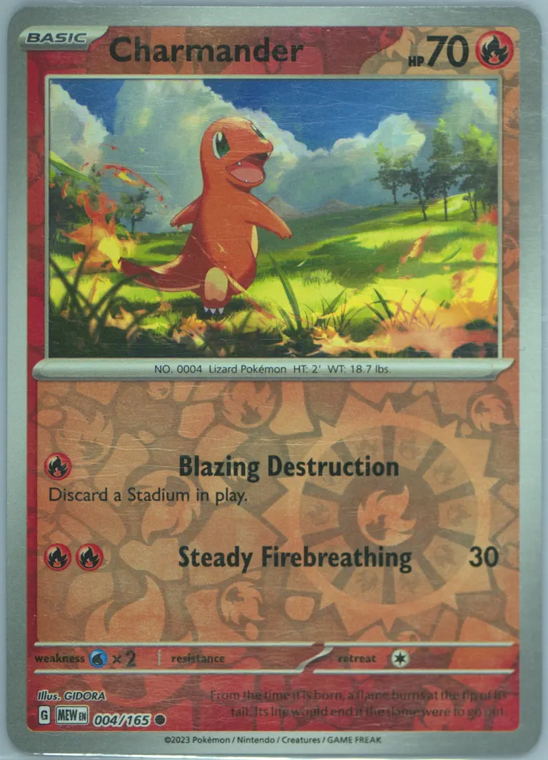 Charmander card photo