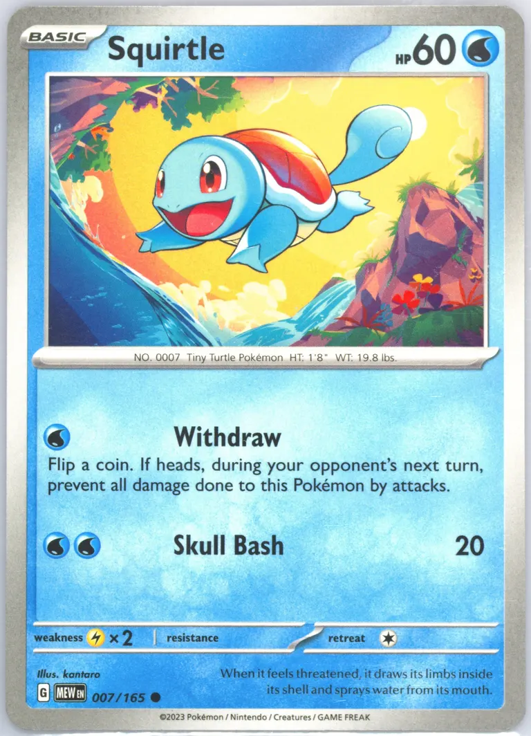Squirtle card photo