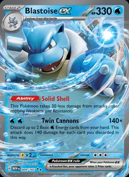 Blastoise ex #9