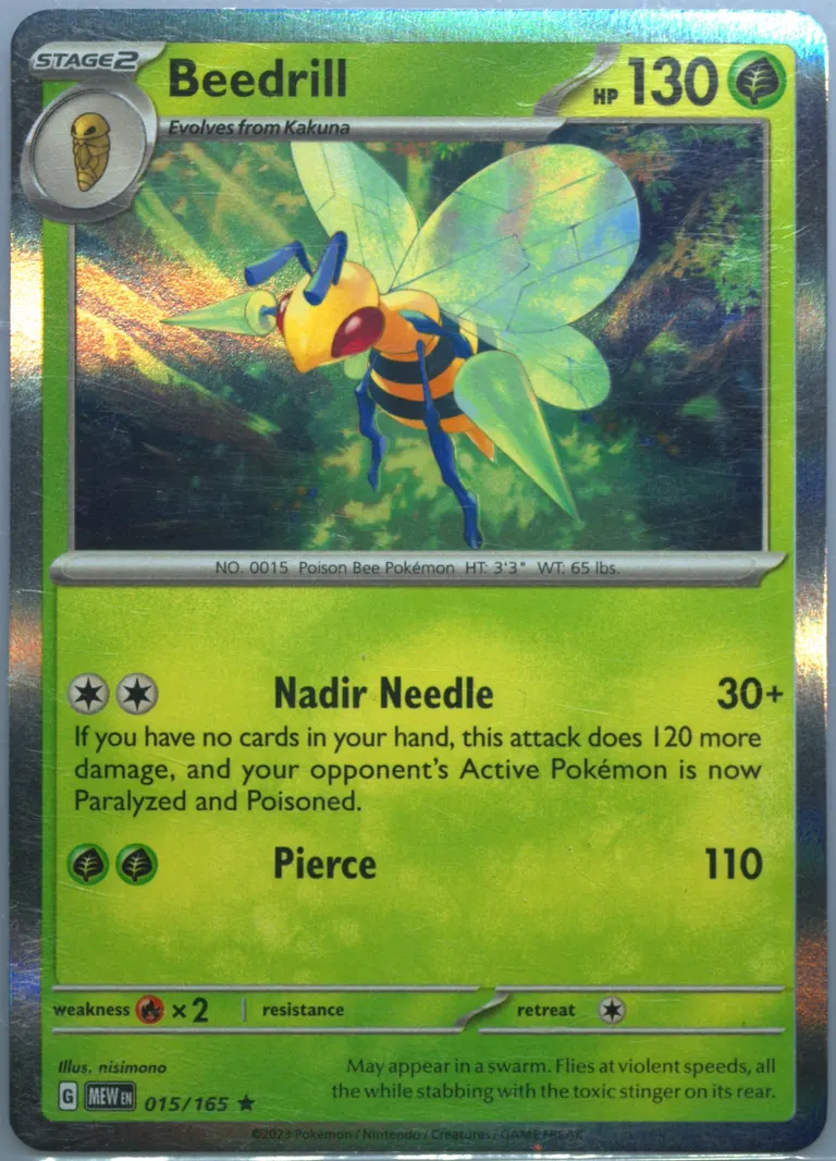 Beedrill card photo