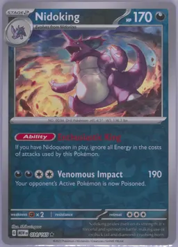 Nidoking card photo