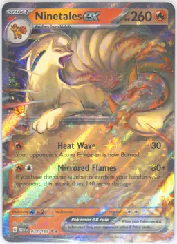 Ninetales ex card photo