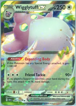 Wigglytuff ex card photo