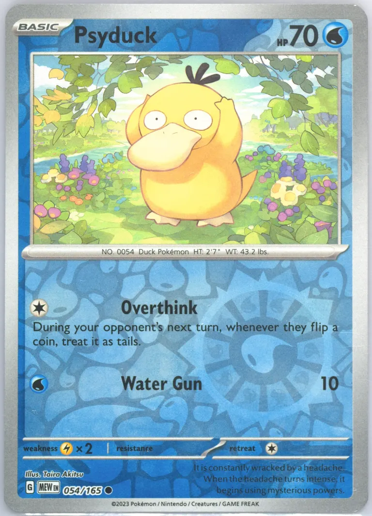 Psyduck card photo