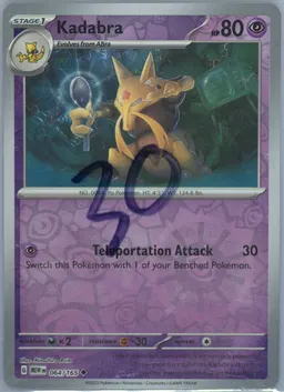 Kadabra card photo