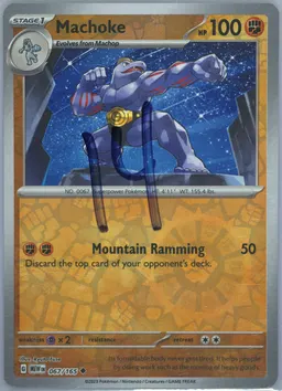 Machoke card photo