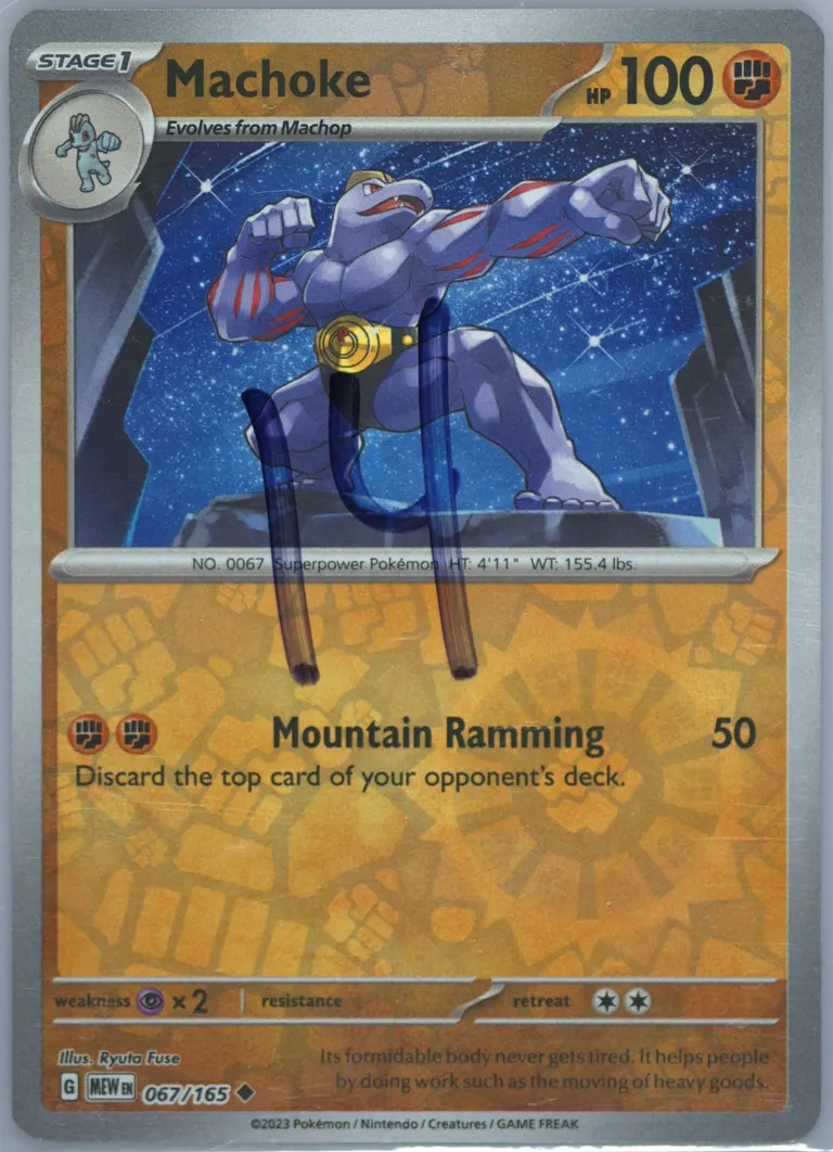 Machoke card photo