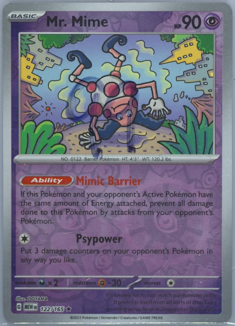 Mr. Mime card photo