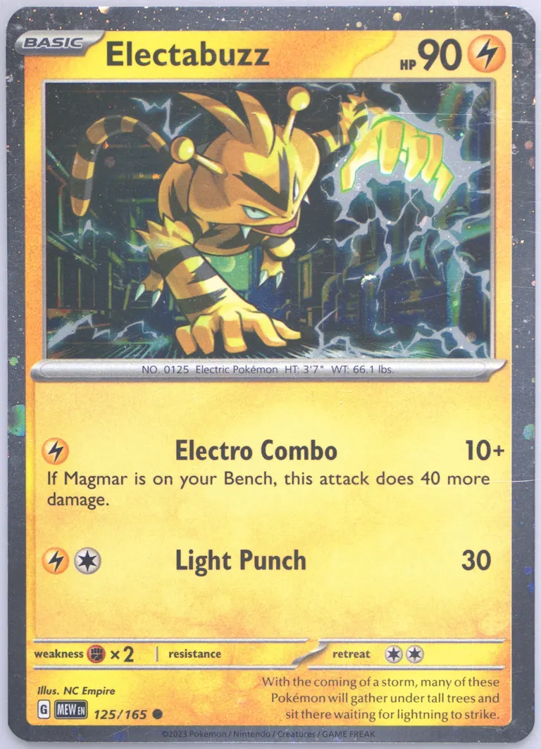 Electabuzz card photo