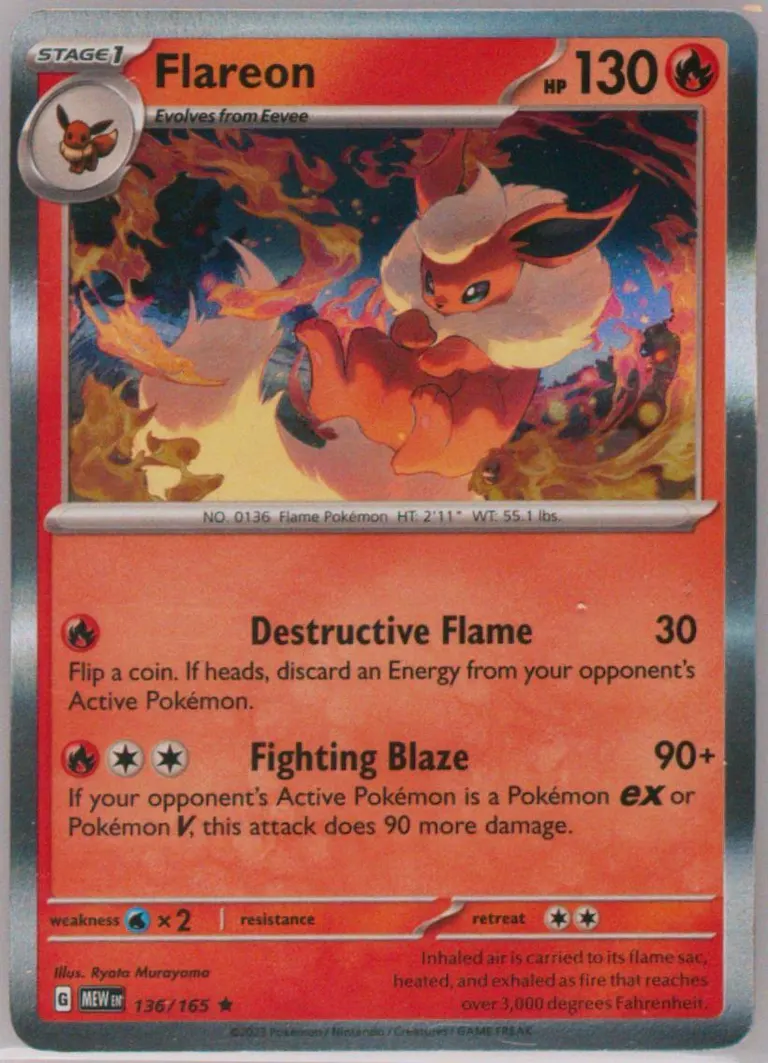 Flareon card photo