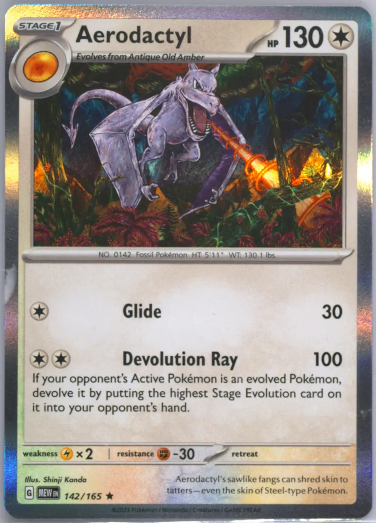 Aerodactyl card photo