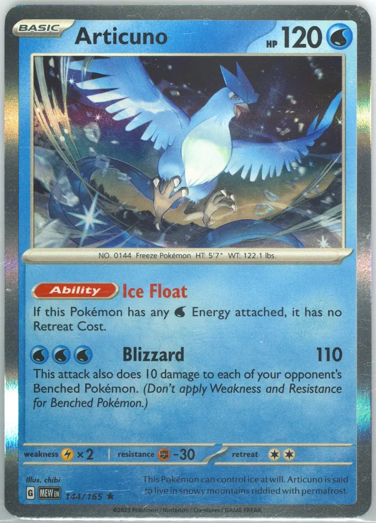 Articuno card photo