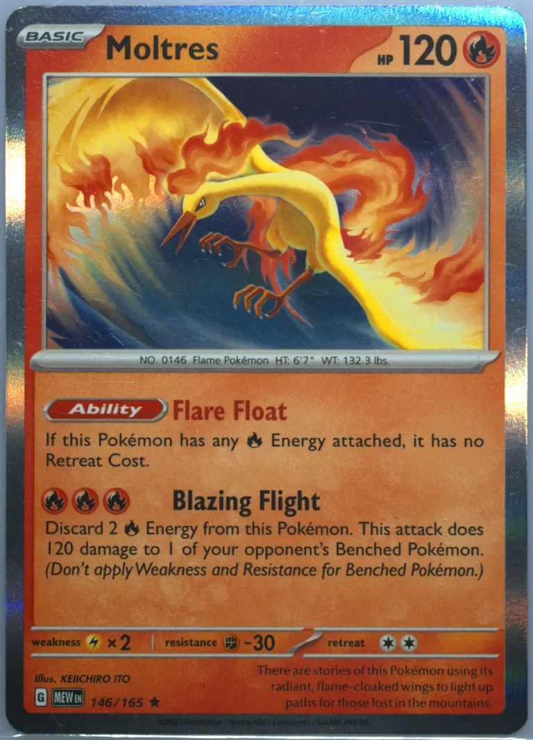 Moltres card photo