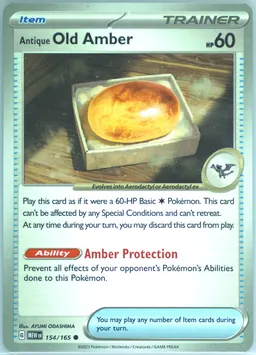 Antique Old Amber #154