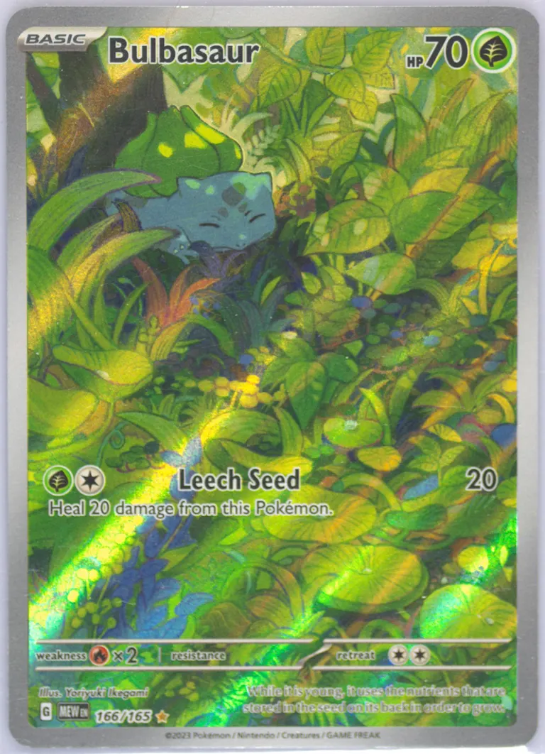 Bulbasaur card photo