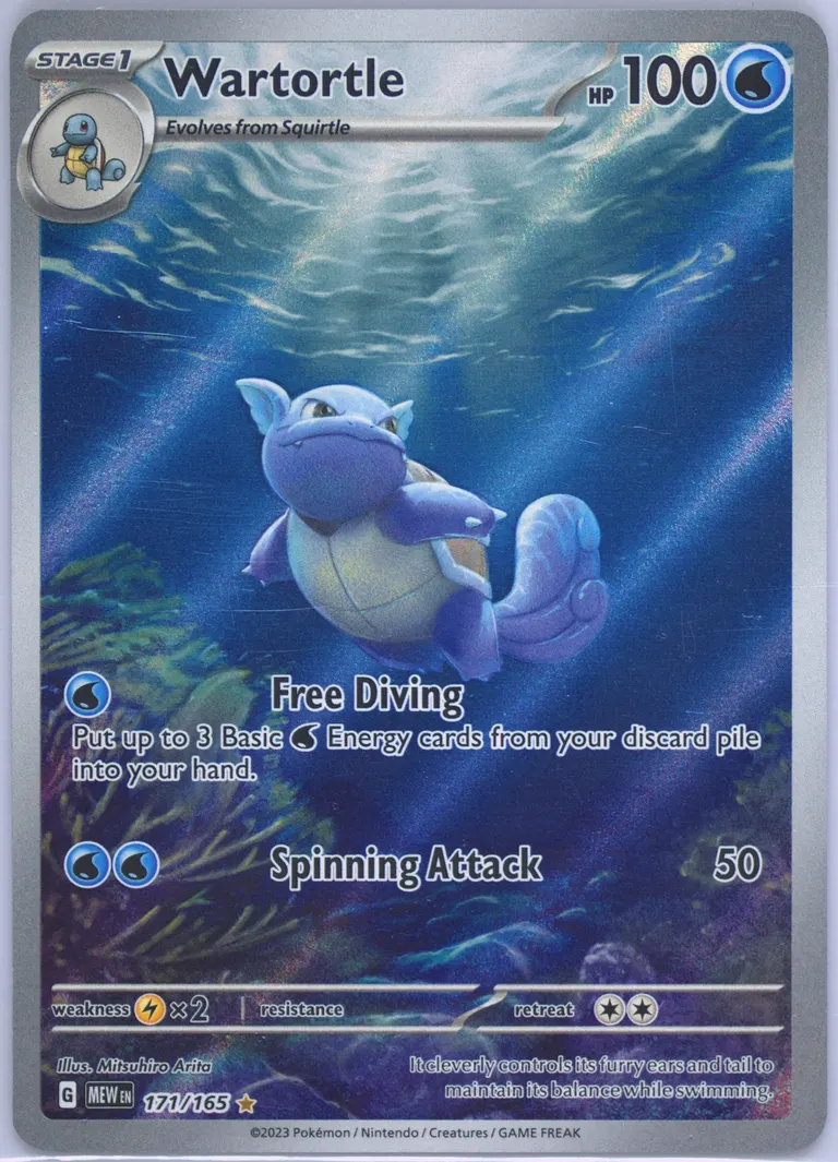 Wartortle card photo
