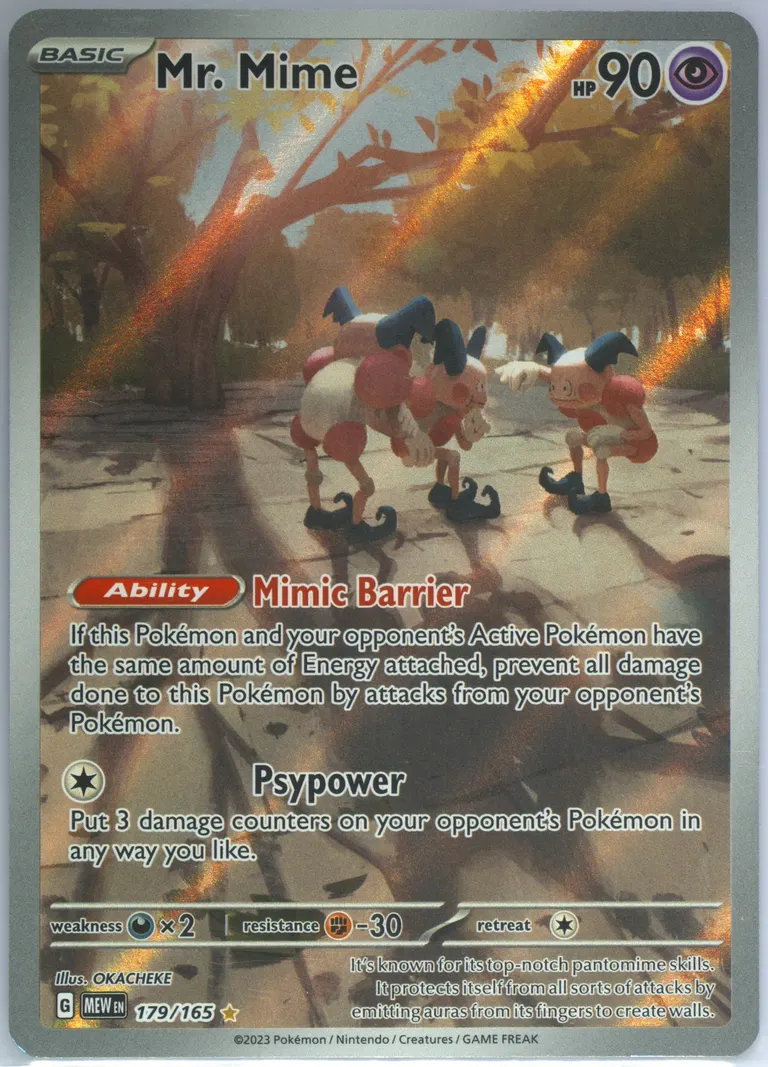 Mr. Mime card photo