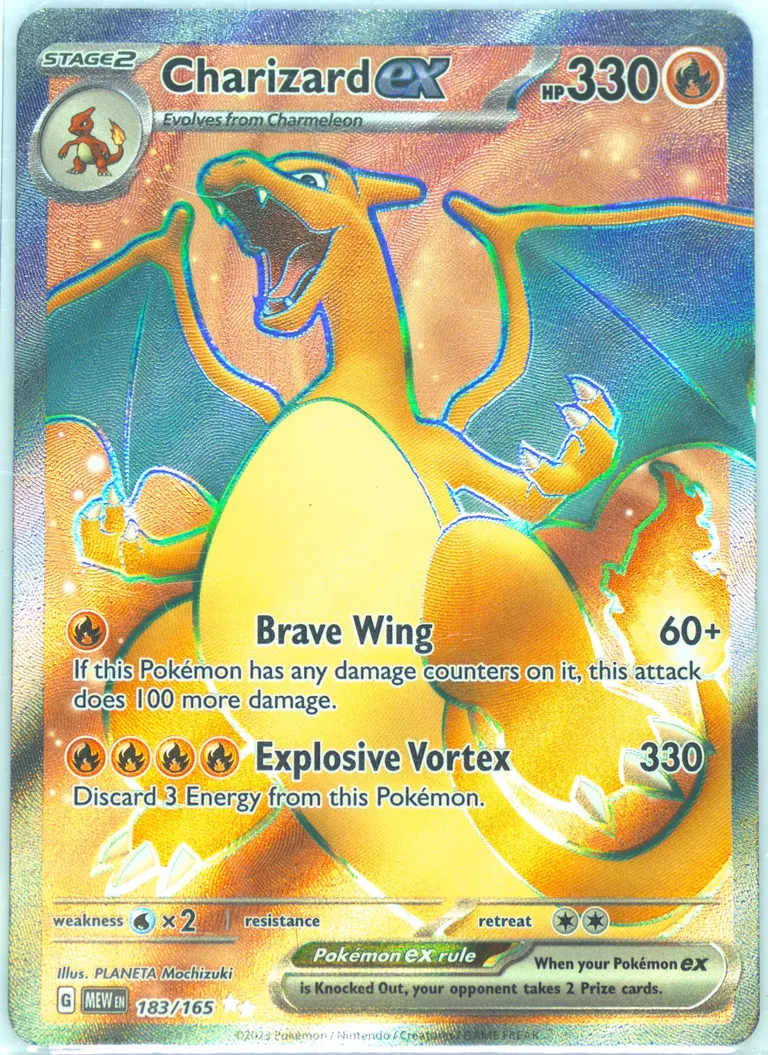 Charizard ex card photo