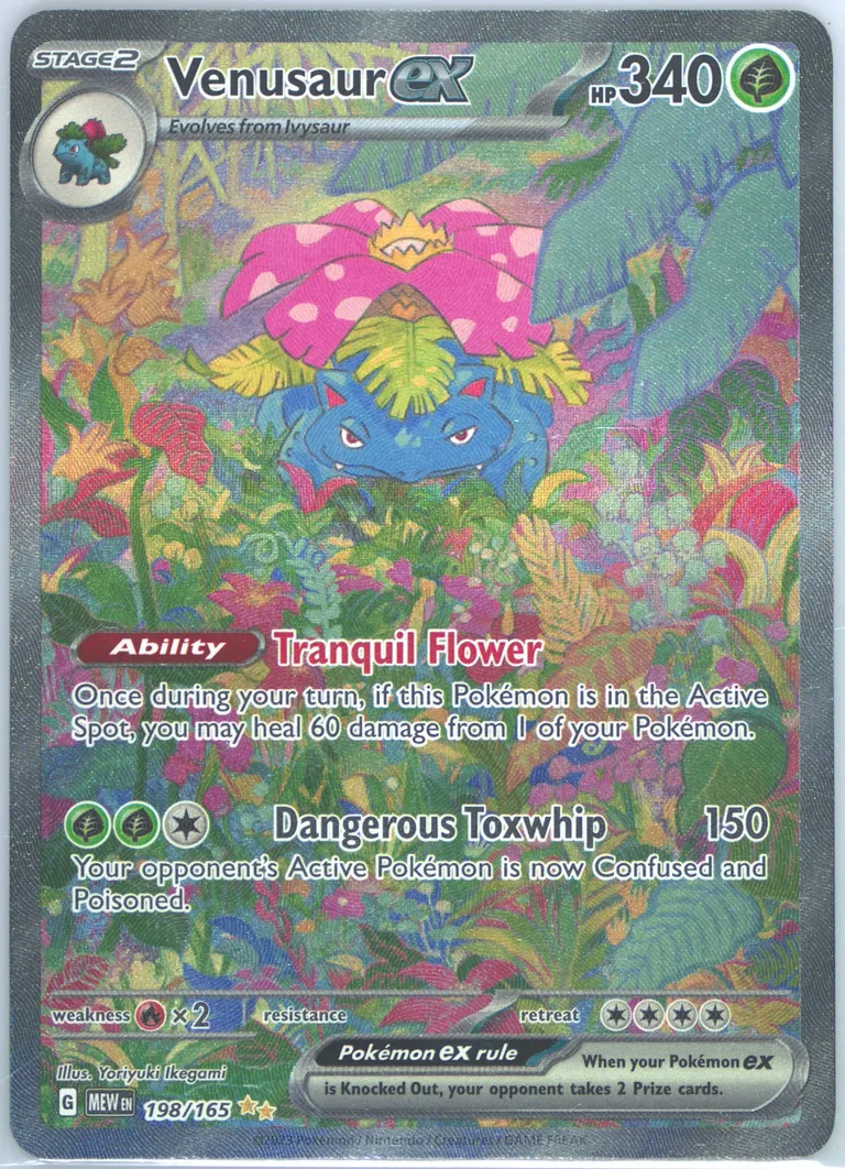 Venusaur ex card photo