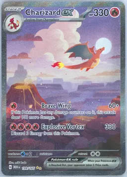 Charizard ex card photo