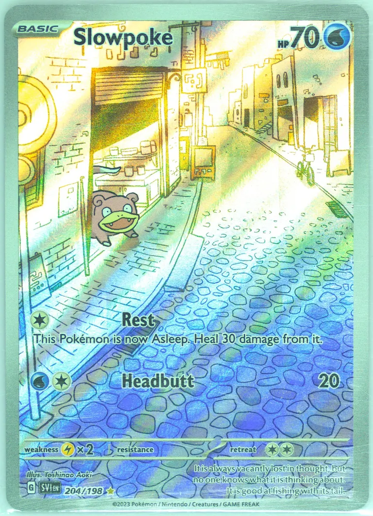 Slowpoke card photo