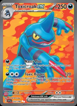 Toxicroak ex card photo