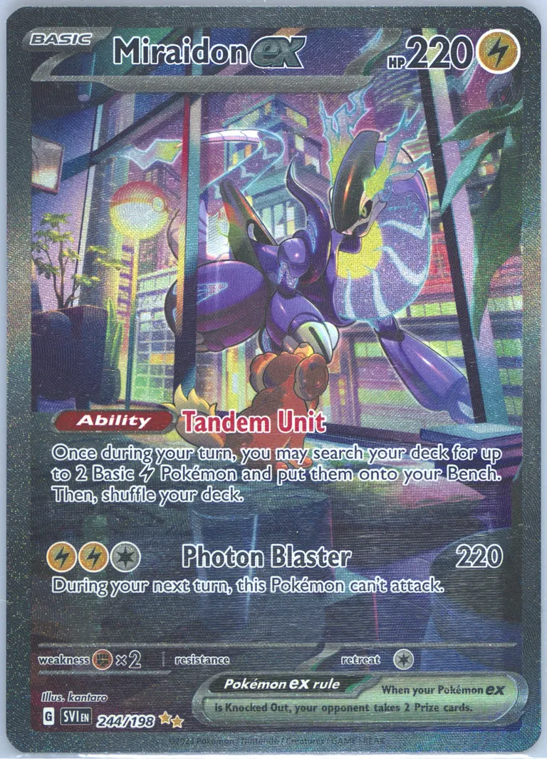 Miraidon ex card photo