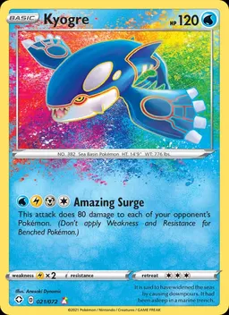 Kyogre card photo