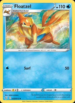 Floatzel card photo