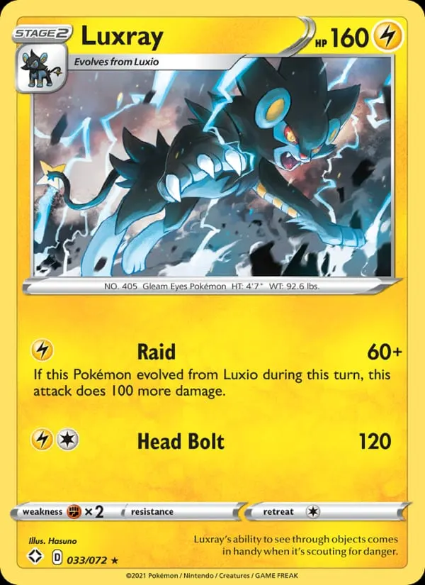 Luxray card photo