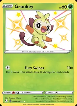 Grookey card photo