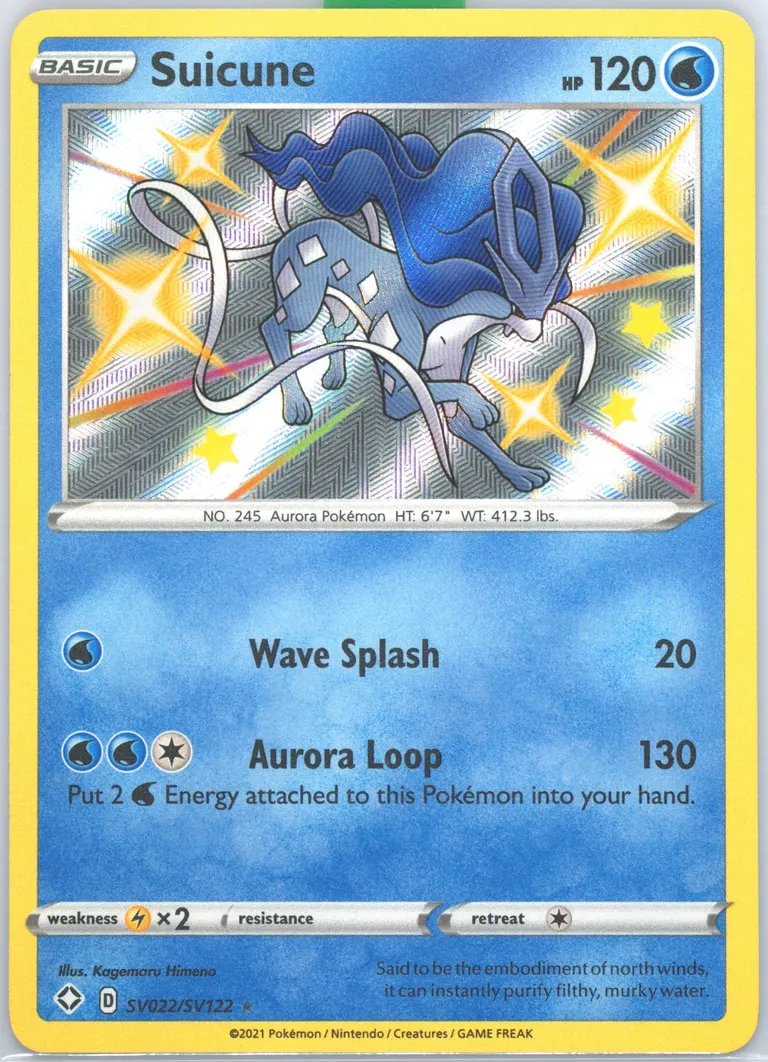Suicune card photo