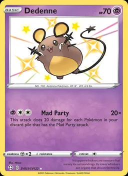 Dedenne card photo