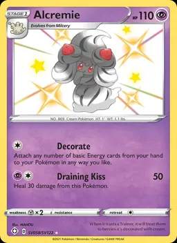 Alcremie card photo