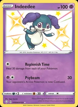 Indeedee card photo